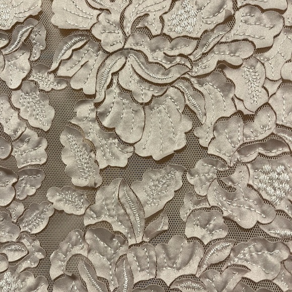 Gracia Net and Jersey Top Mock neck - Picture 2 of 5